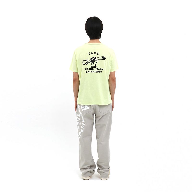 SAFETY LOGO TEE (LIME)