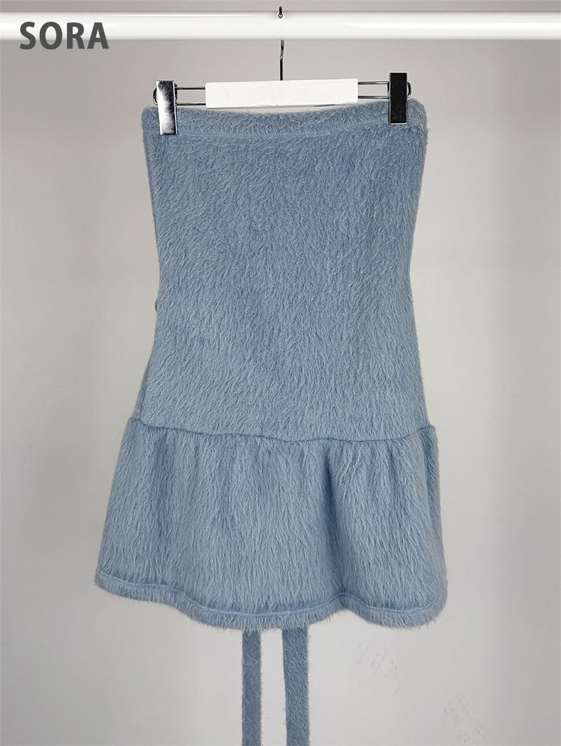 MINK TOP FLARE DRESS (2C)