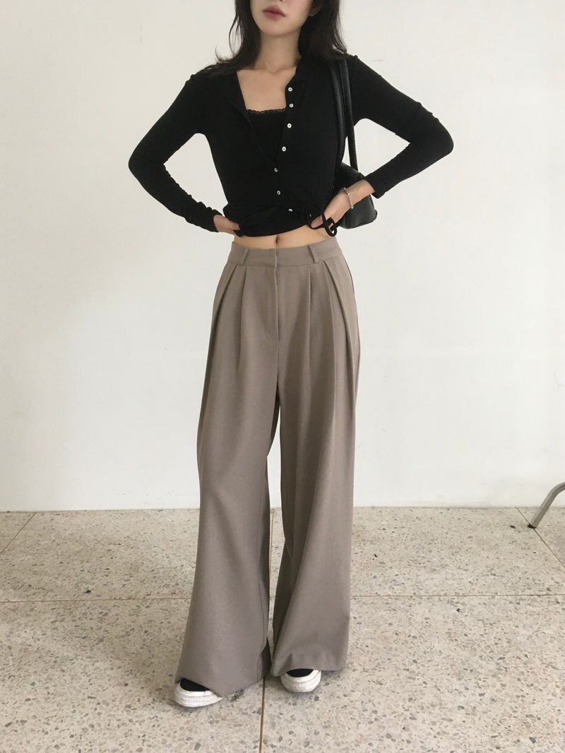 Fall Pintuck Slacks