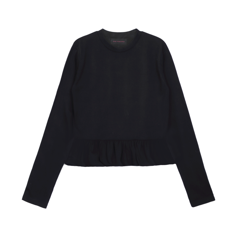 FRILL LAYERED TOP (2 COLORS)