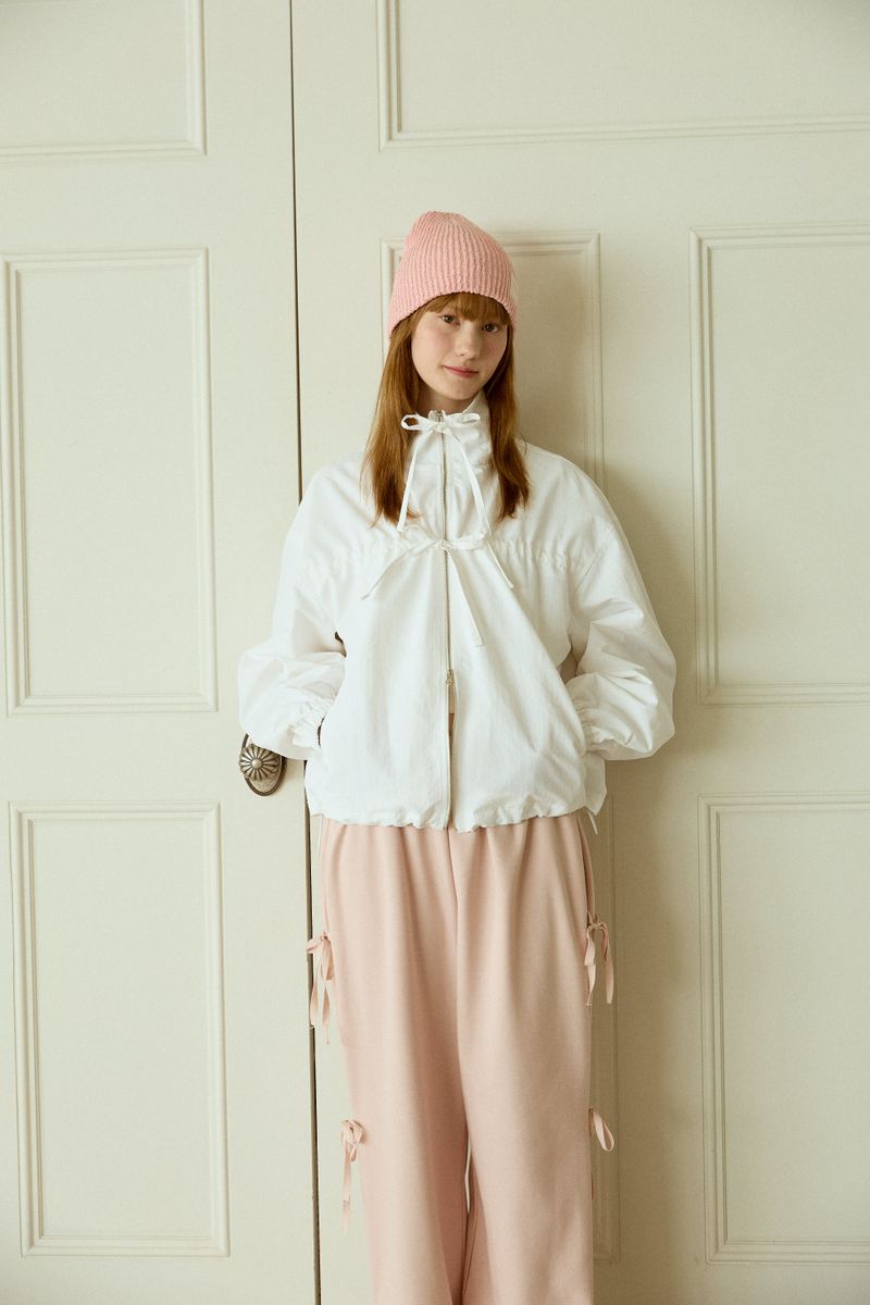 PINK PINEAPPLE(ピンクパイナップル)の「DOUBLE RIBBON WIND BREAKER(Jackets/Outerwear)」