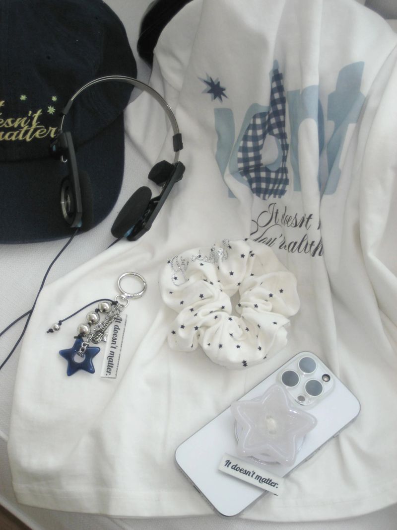 [STAR] Rock star bagcharm (Navy) 
