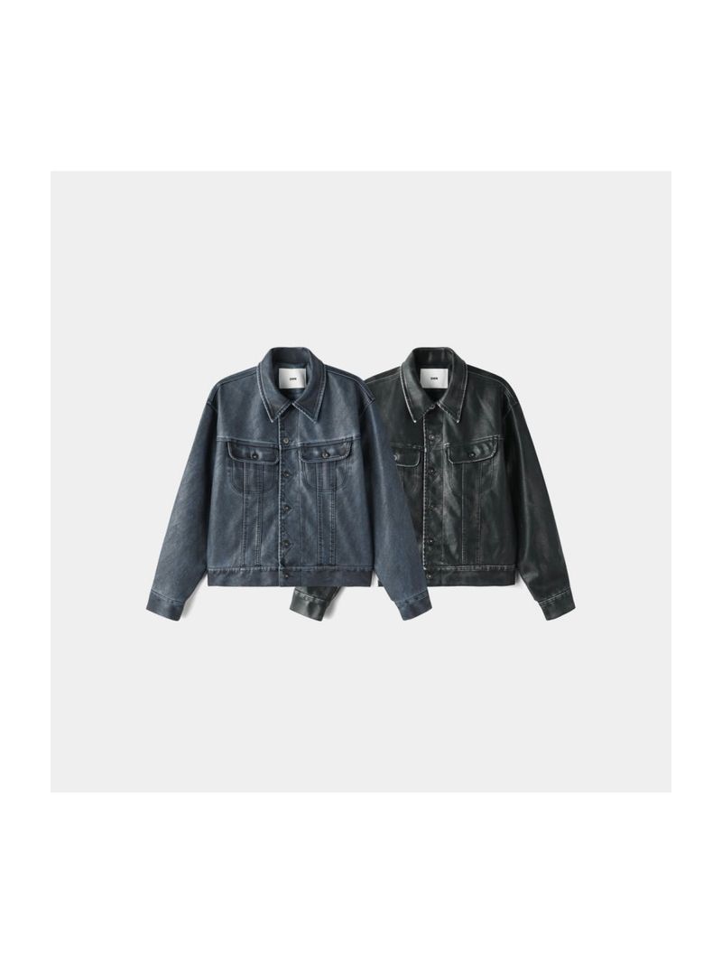 Vintage Crop Trucker Jacket