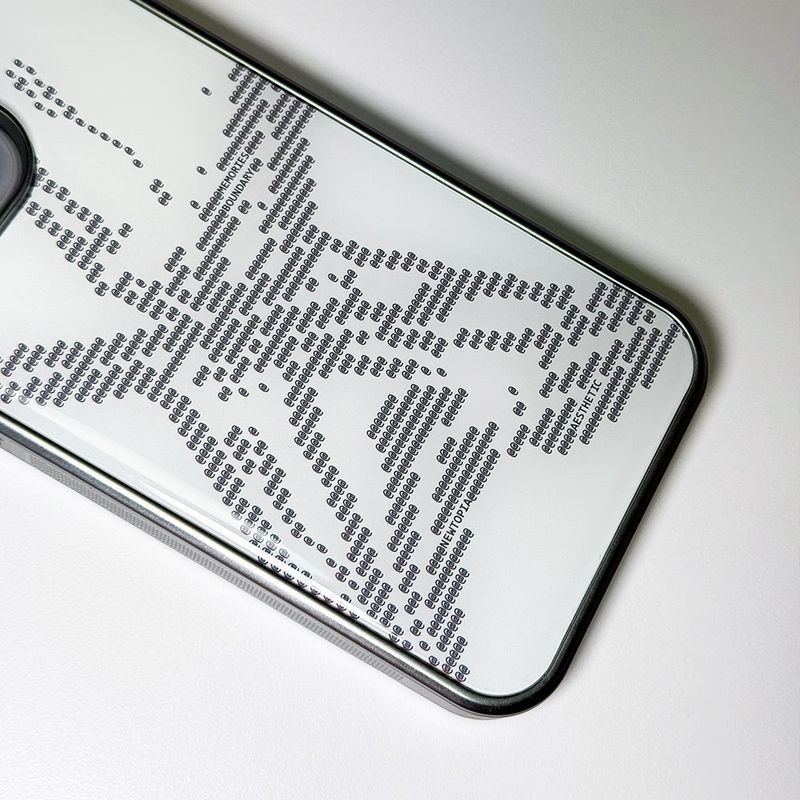 NTA StellarFish_ASCII CORE_004 Phone Case (SV_White)