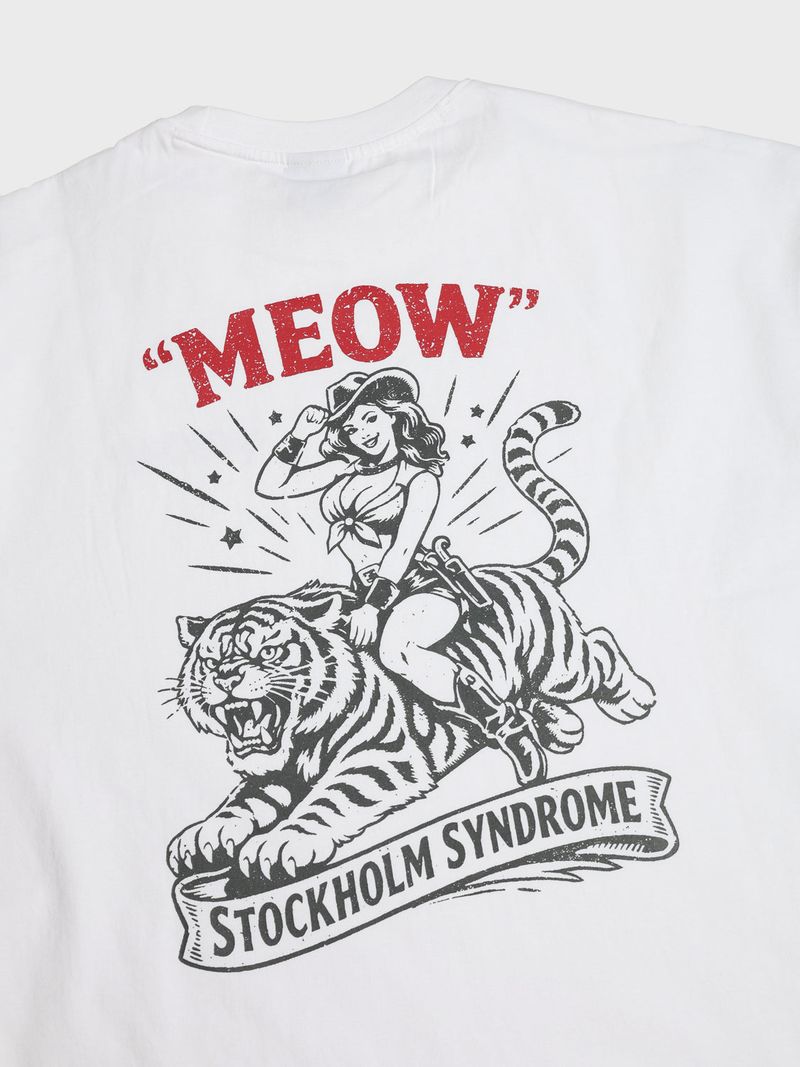 タイガールTシャツ - ホワイト