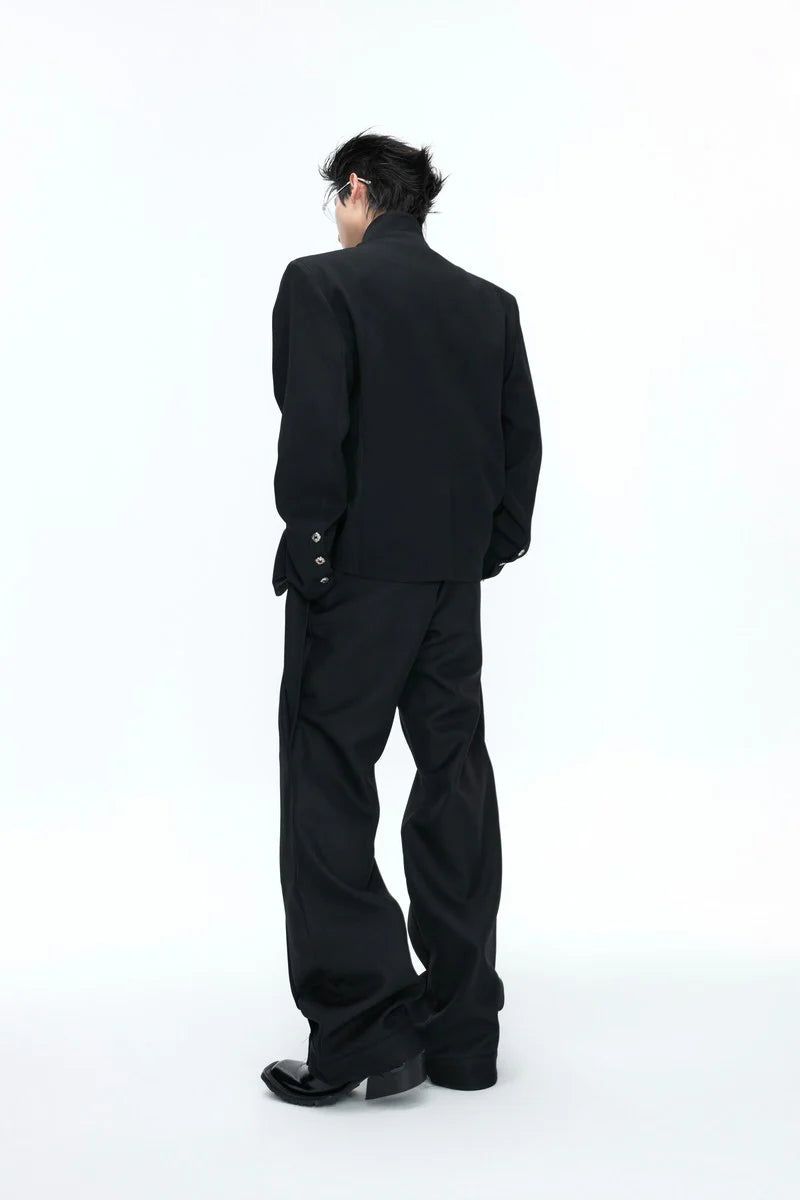 Layered V-Neck Blazer