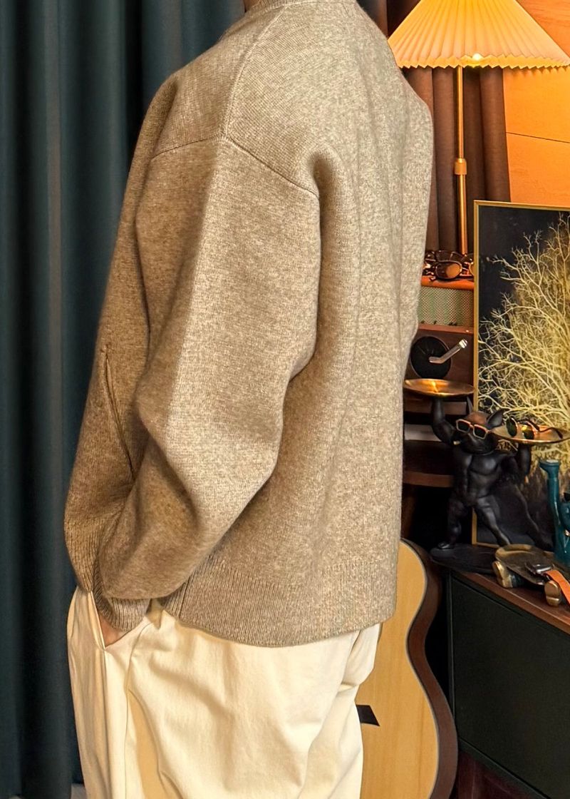 Perion Round Two-Way Cardigan 5COLOR