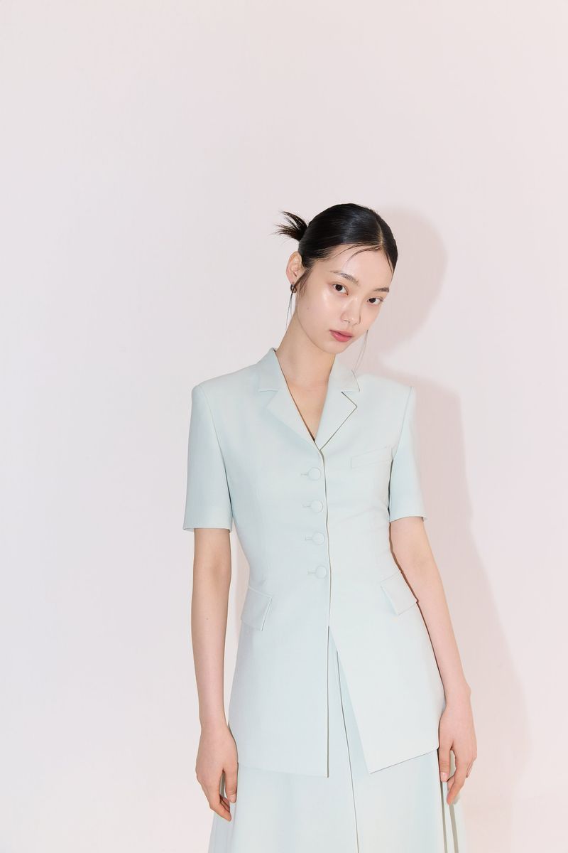 HANAVO（ハナボ）の「NO.34 JACKET - SAGE GREEN（Jackets/Outerwear）」