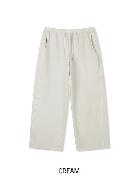 Tain Brushed Pigment Training Pants Set