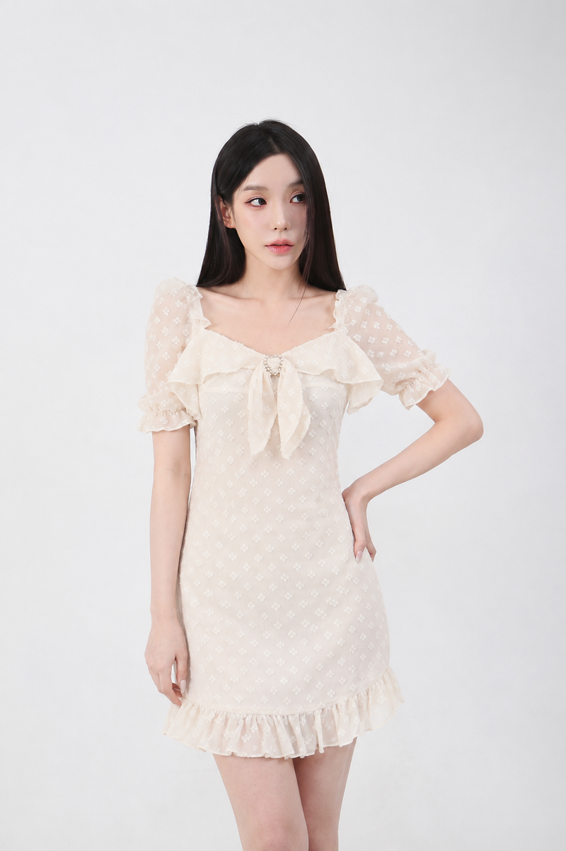 bloom shirring onepiece