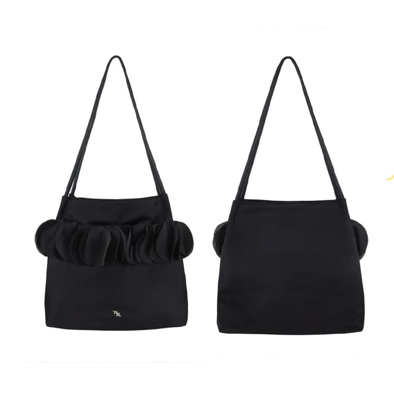 Frillish shoulder bag (black)