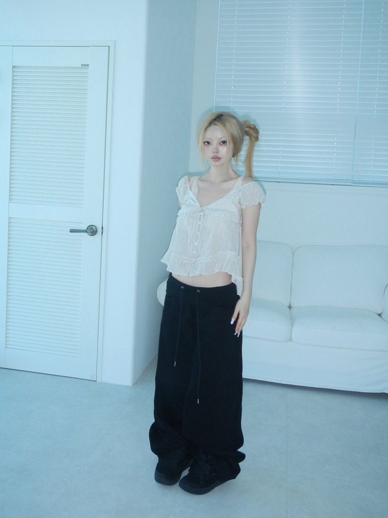 THEAIRTOWN(ザエアータウン)の「academy stripe bl(Tops)」