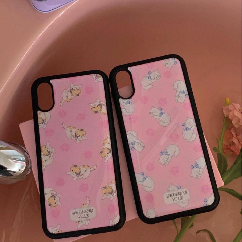 [MADE]Rose Cat Epoxy Case (Gray Cat)