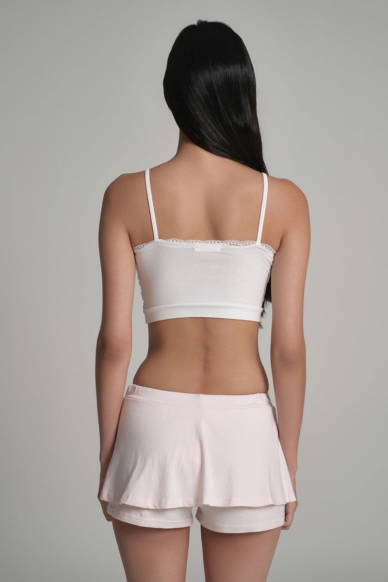 Sorbet lace bralette, White