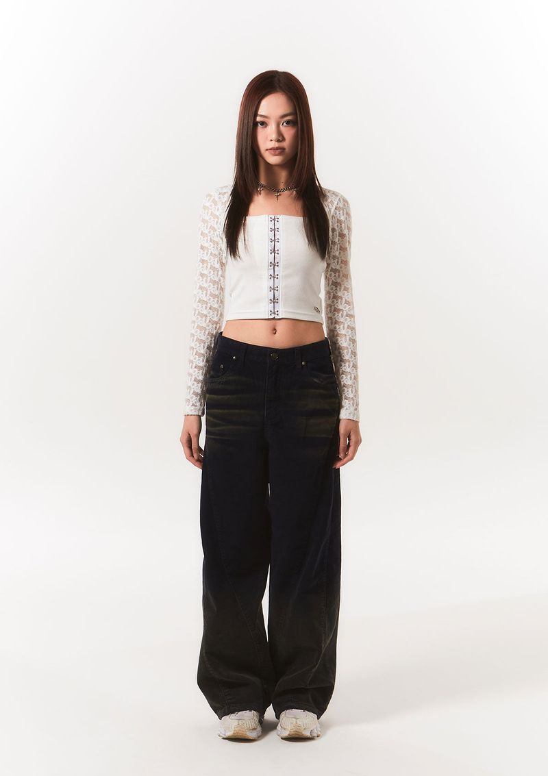 coduroy gradation pt - navy