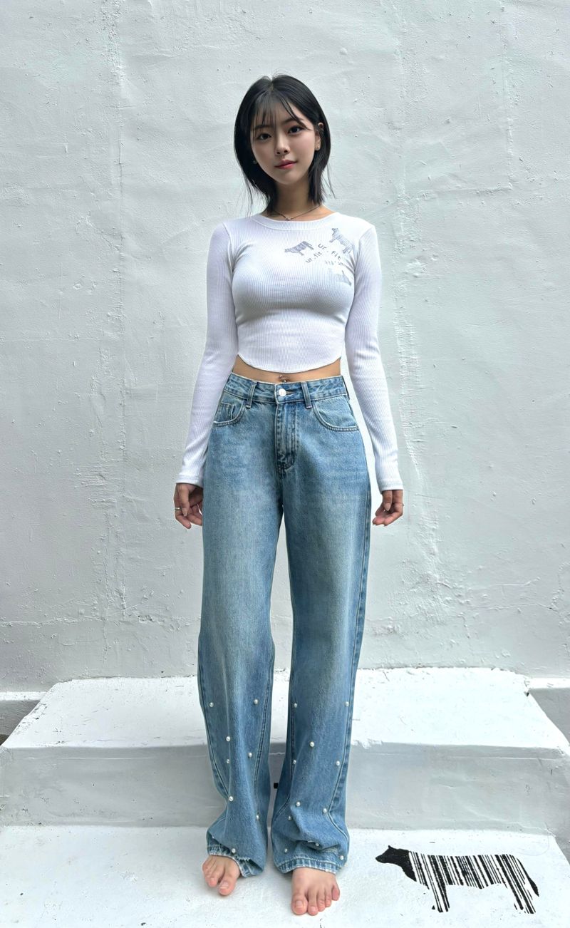 PEARL DENIM PANTS code 18309