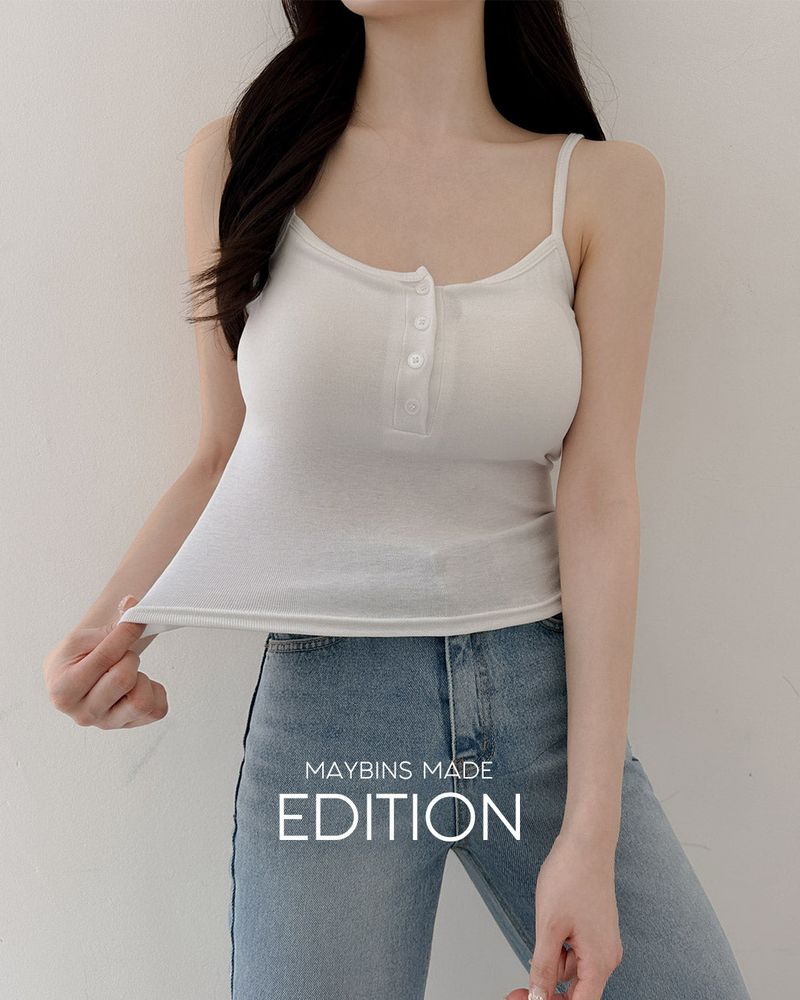 [MADE] Robe cap button sleeveless