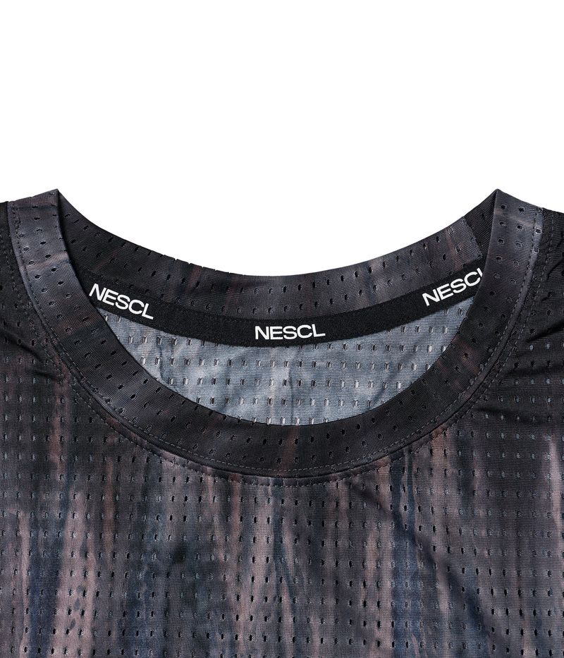 Air Vent Tie-Dye Racing Finger Watch-Hole Long Sleeve (Aurora)