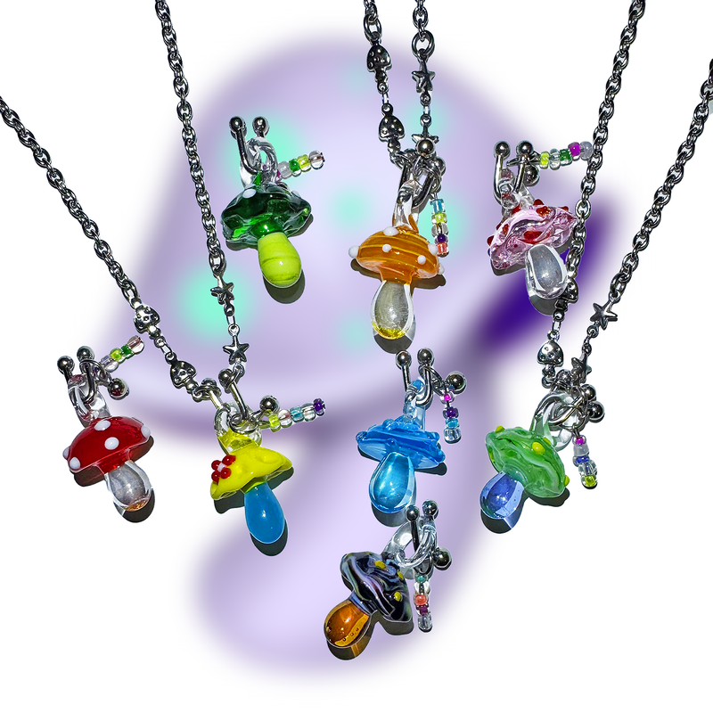 3amgang（スリーエイエムギャング）の「[Hearts2Hearts Juun] Trippy mushroom necklace.07 (8color)（Accessories）」