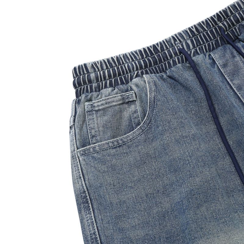 Shadow Denim Cargo Bermuda Shorts (2 Colors)