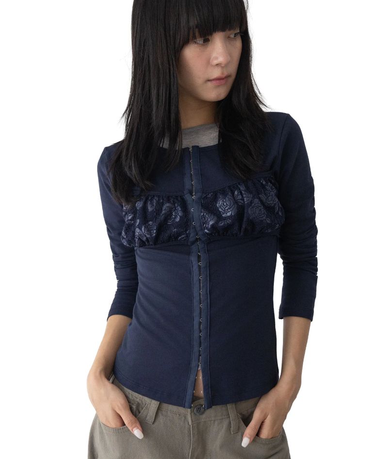 Belly Layered Hook Long Sleeve