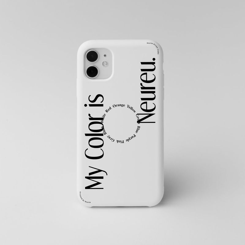 My Color Case (White Slim Hard)
