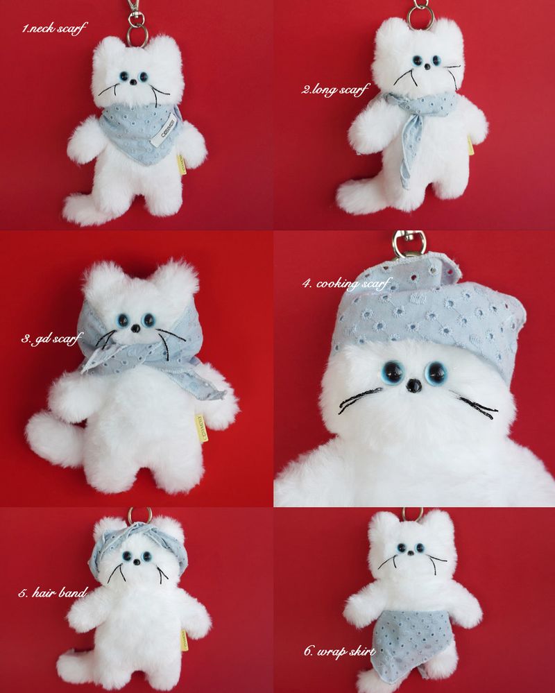 Keyring Acc 'Blue Scarf'