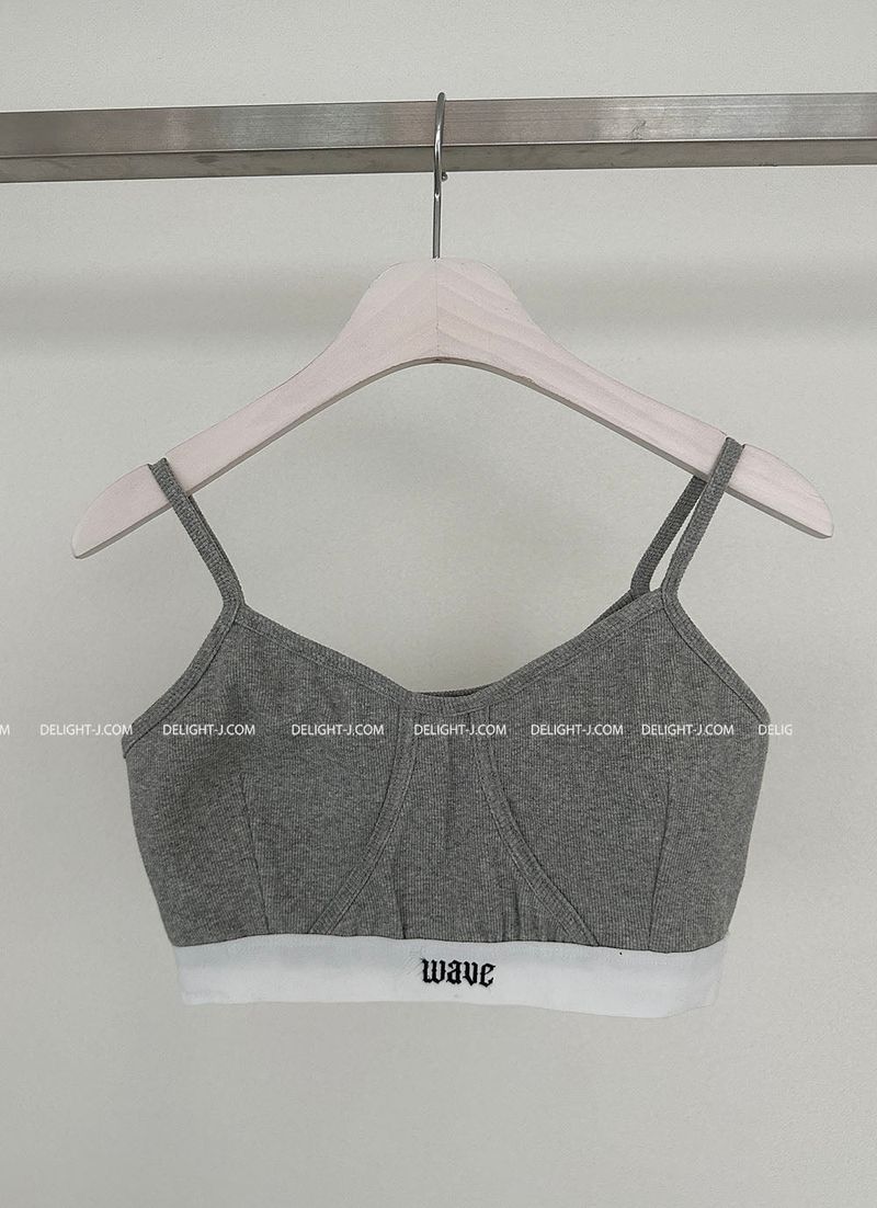 Chief lettering bendable bra top