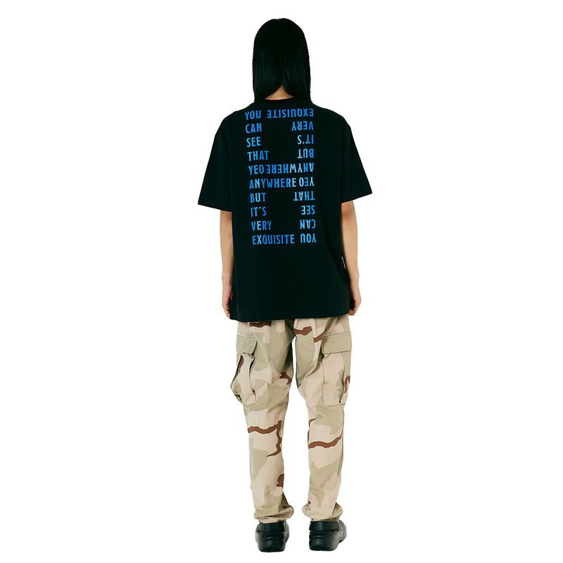 YEO（ワイイーオー）の「ブラック アイデンティティTシャツ（トップス）」