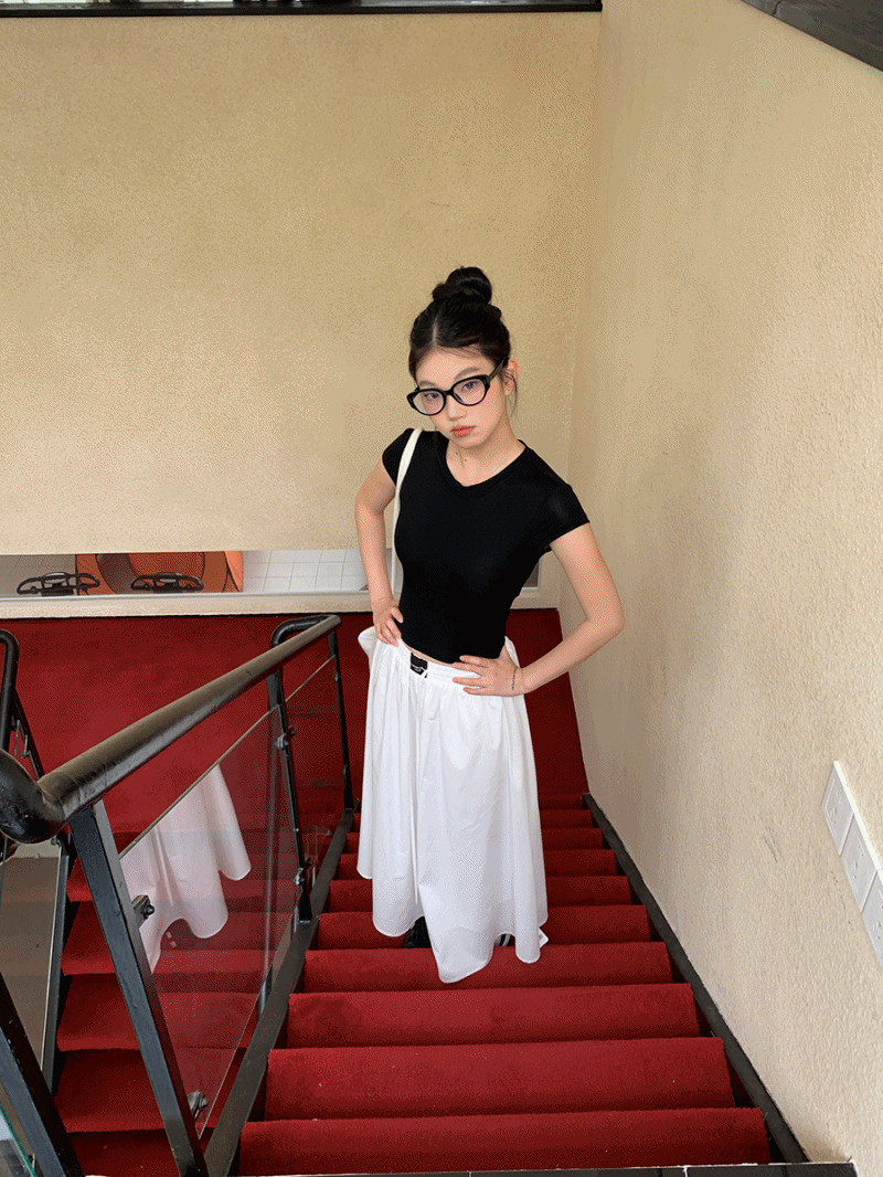 dereborujo（ドレボルゾー）の「A-line flare banding long skirt（Skirts）」