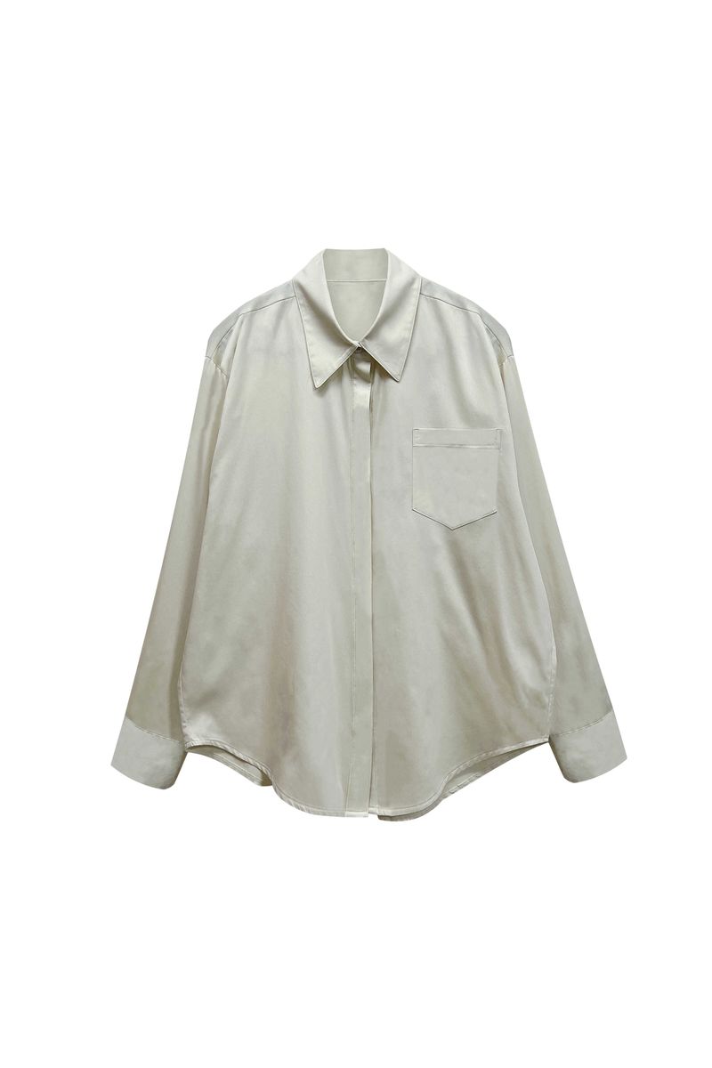 BRIGHT OVERSIZED SHIRT / BEIGE