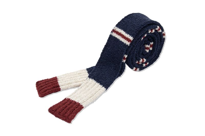BOUCLE STRIPE KNIT TIE