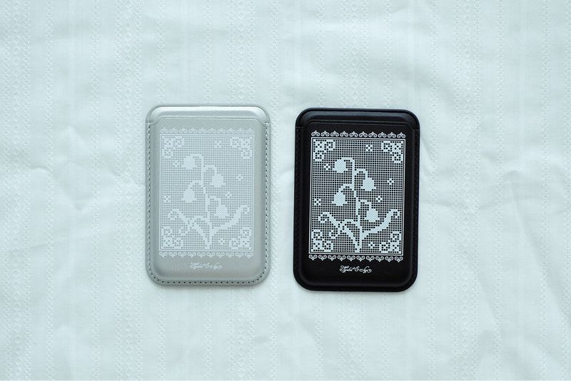Muguet - Silver / Black | MagSafe Wallet