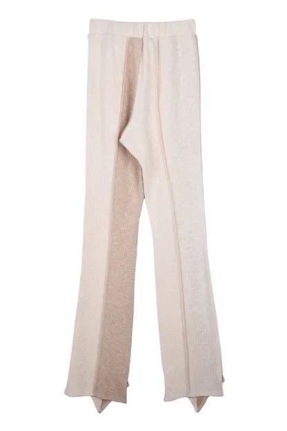 V CUT KNIT PANTS