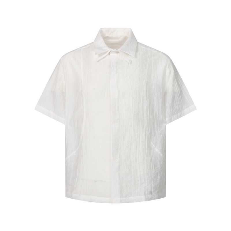 Cedric Crinkle Sheer Shirt