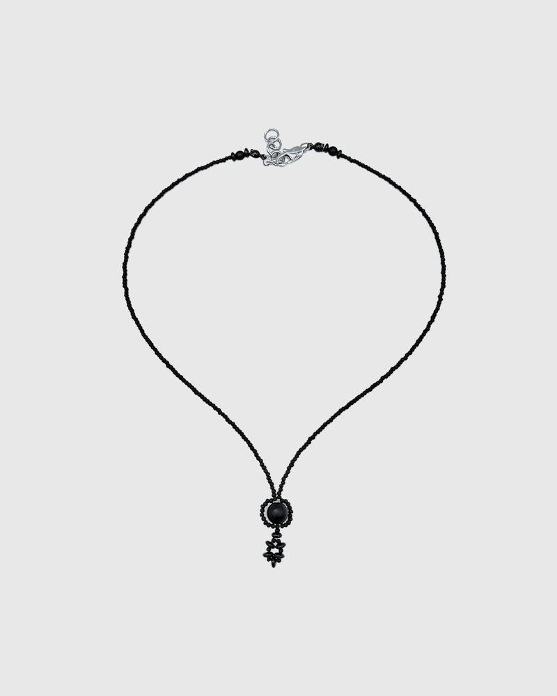 Onyx drop necklace (2 size)