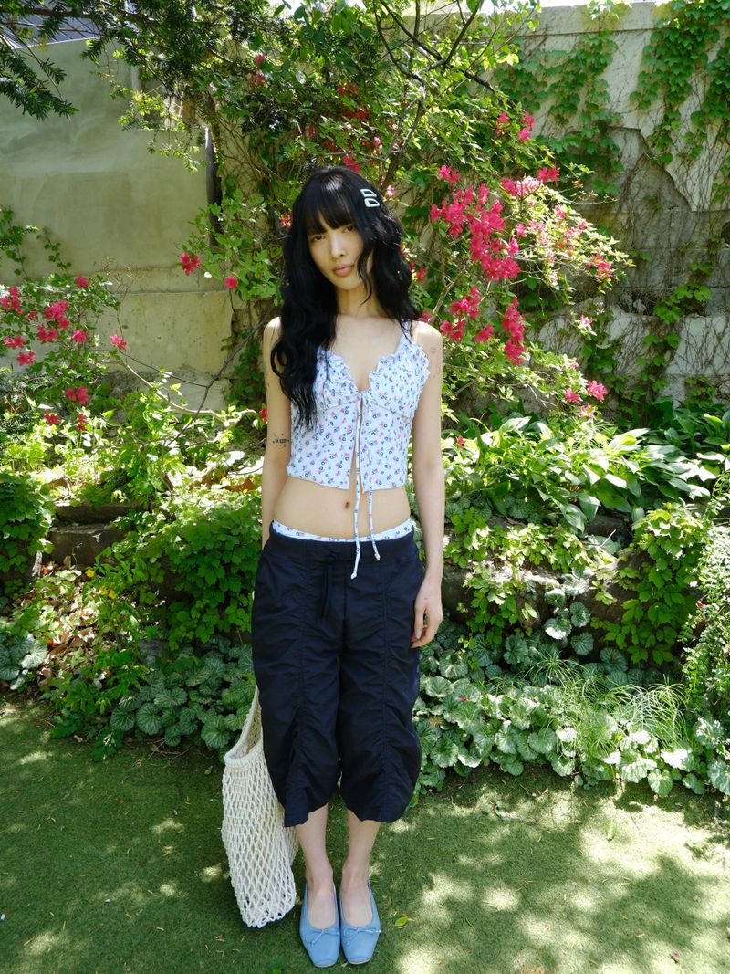 shirring capri pt