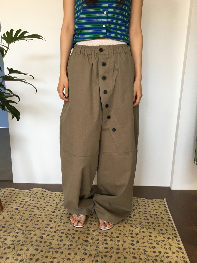 By Button Balloon Pants (2color)