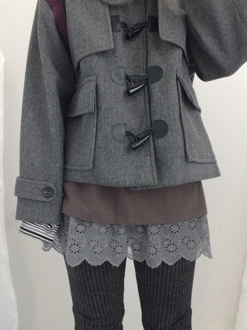 Stripe bootcut banding pants