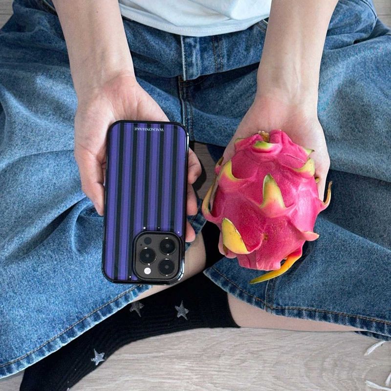 [Epoxy] Stripe case(purple)