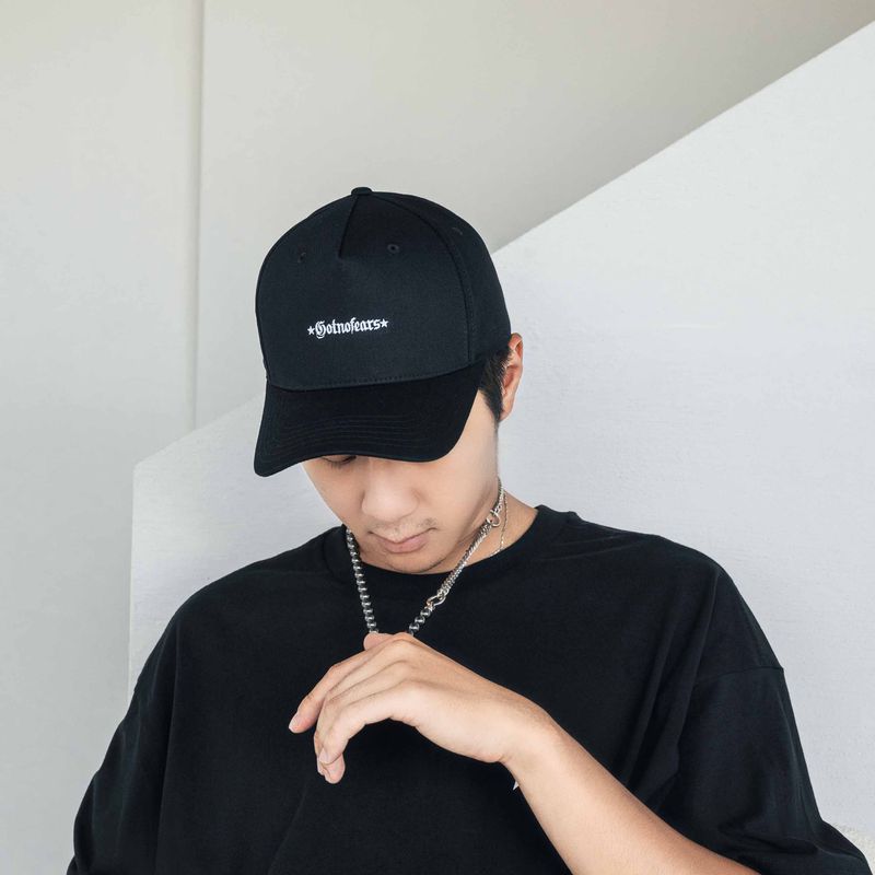 MINI LOGO-EMBROIDERED DAD CAP