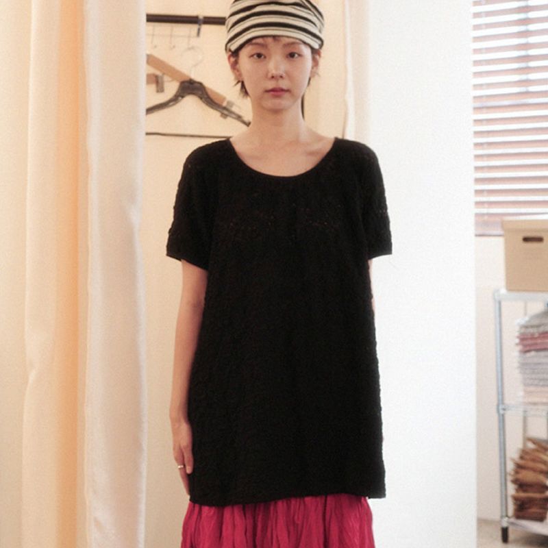 KOOKEESEE（クキシ）の「マーガレット レース ワンピーストップ (black)（ワンピース/ドレス）」