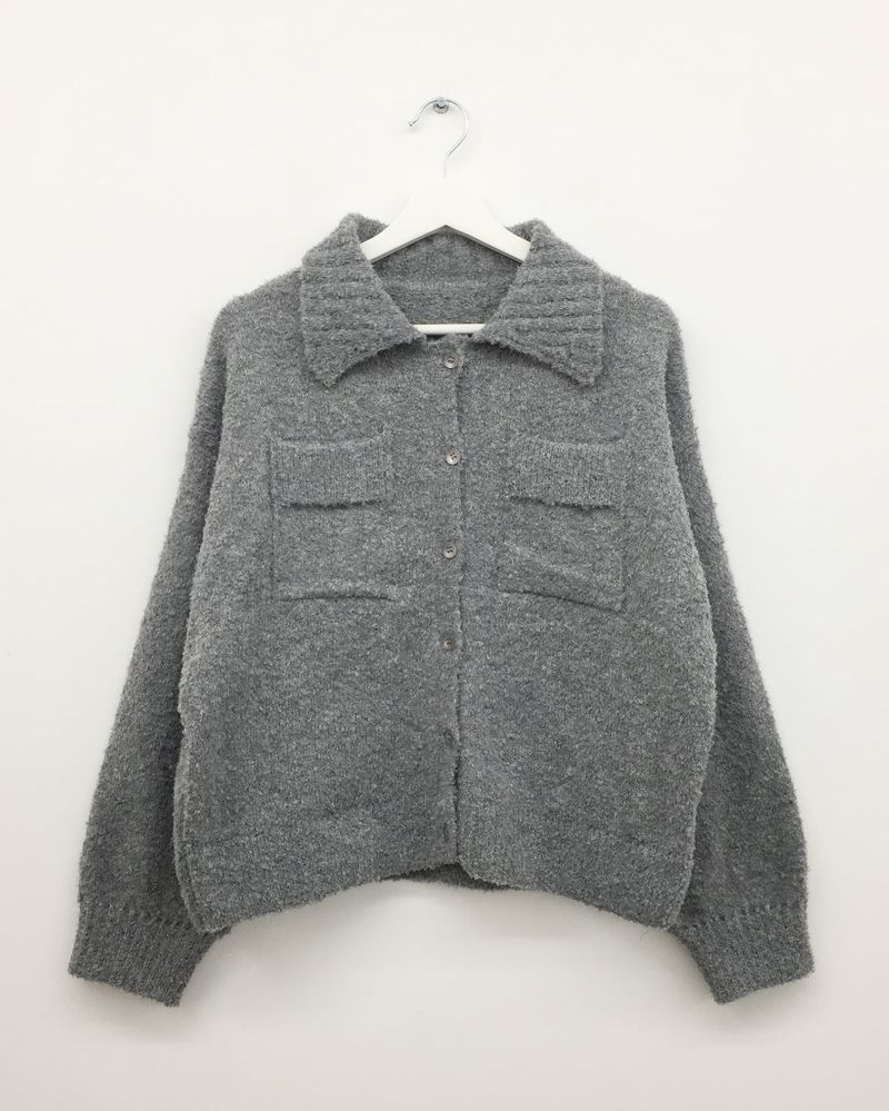 ディーンブークレカラーカーディガン (4 Colors)