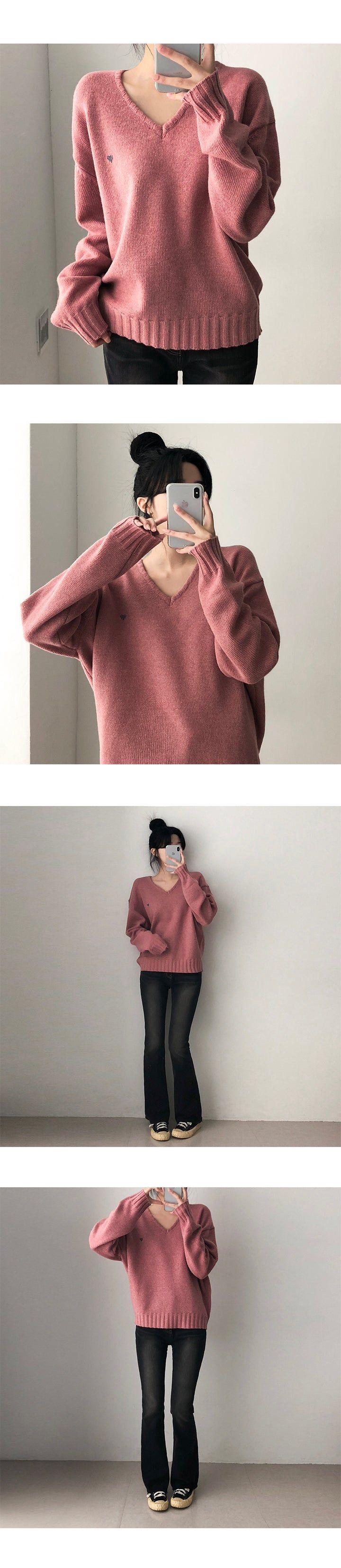 Heart Grace V-Knit