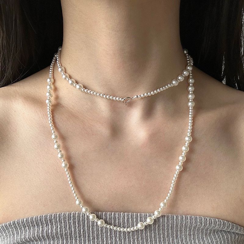 MOSXE（モスクス）の「[925silver] Bubble pearl necklace（Accessories）」