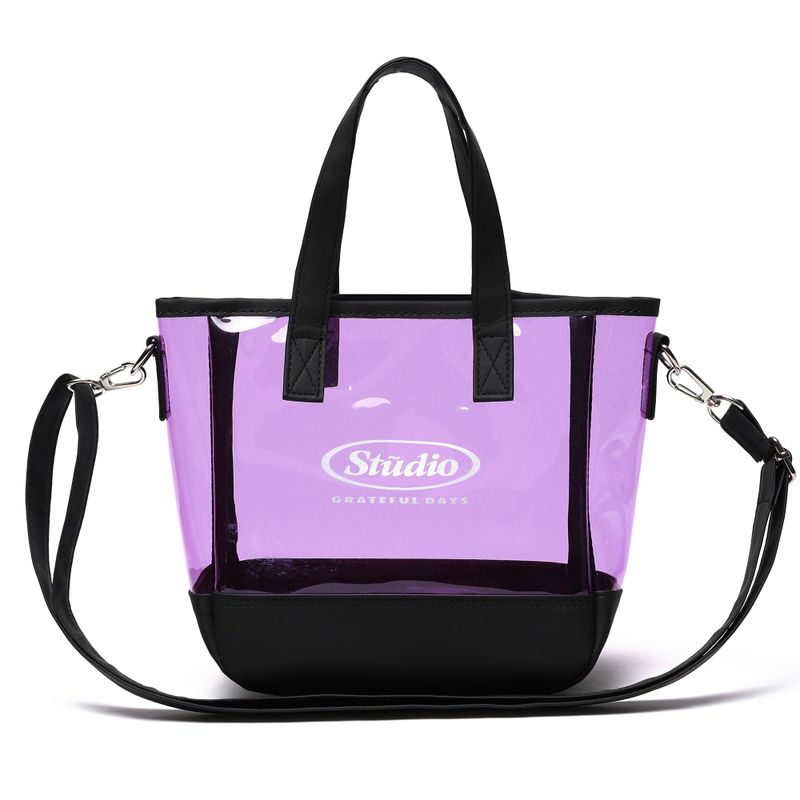 ODDSTUDIO X UNION OBJET PVC CIRCLE LOGO MINI CROSS BAG - 7COLOR