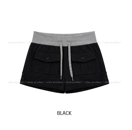Oko Pocket Banding Roll-up Shorts