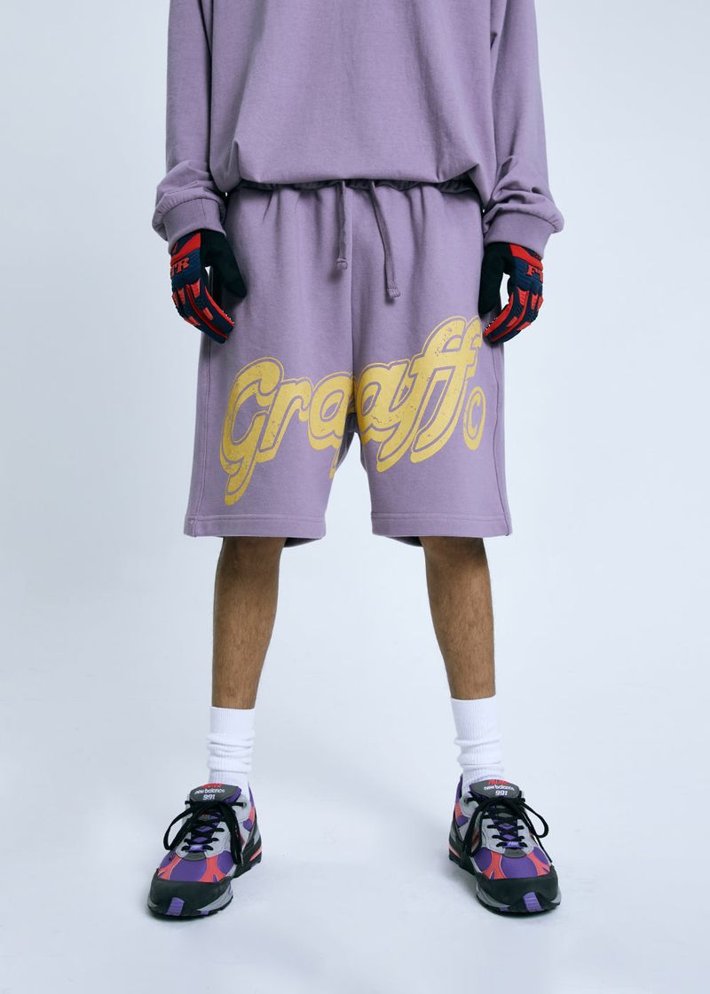GRAFFITIONMIND（グラフィティオンマインド）の「GRAFFプリントスウェットショートパンツ（パンツ）」