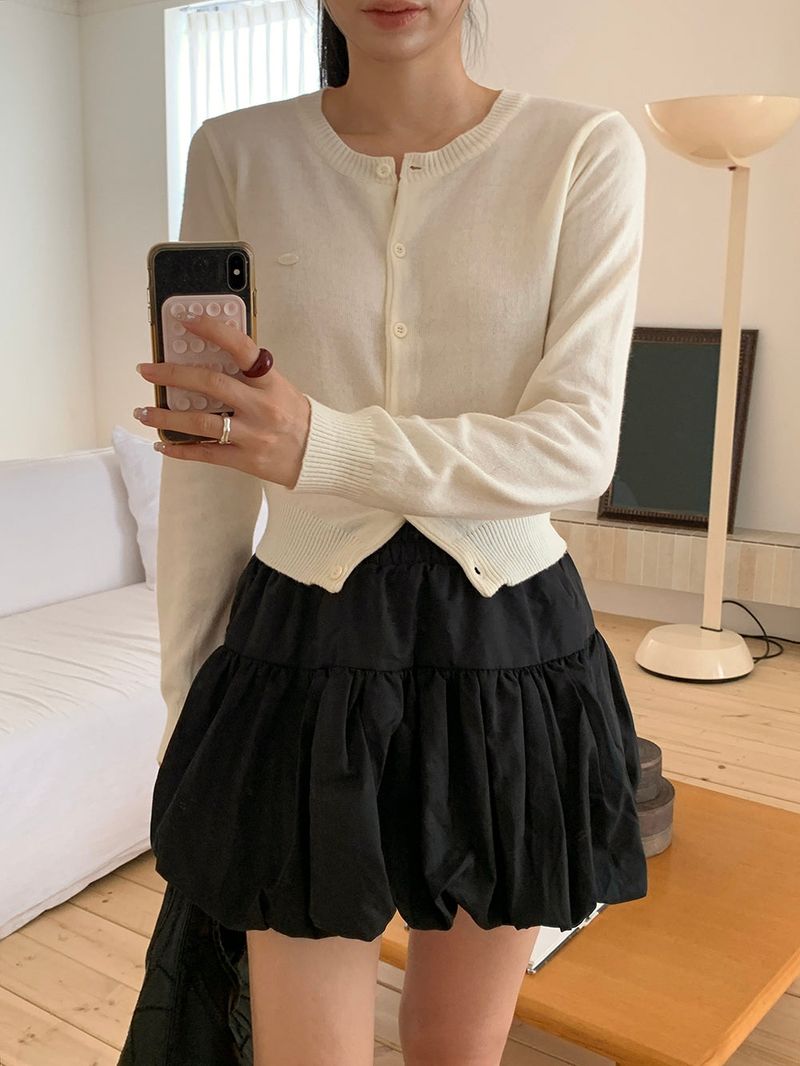 [MADE] MIETTE CASHMERE ROUND CARDIGAN