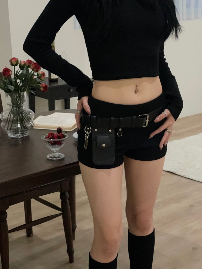 Pocket keychain belt